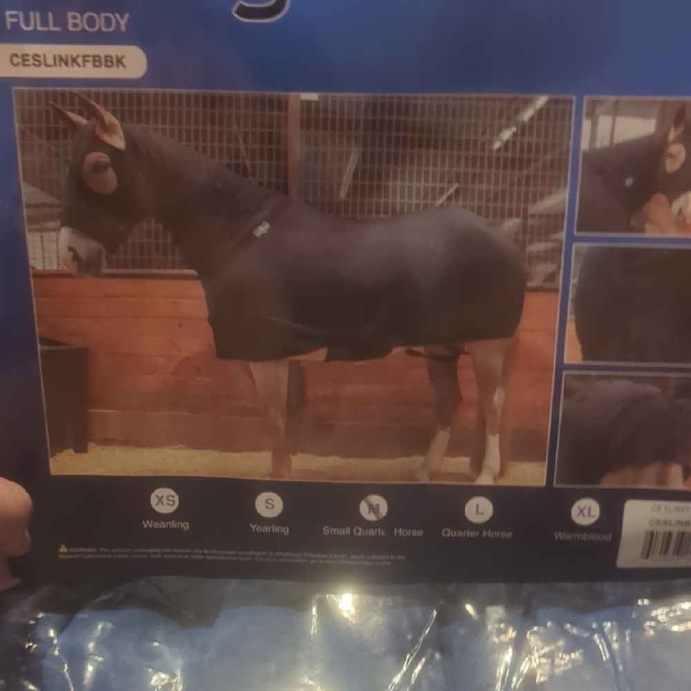 Full Body Horse Cover in Black
